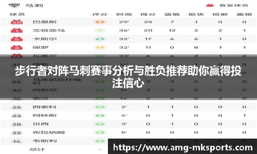 步行者对阵马刺赛事分析与胜负推荐助你赢得投注信心
